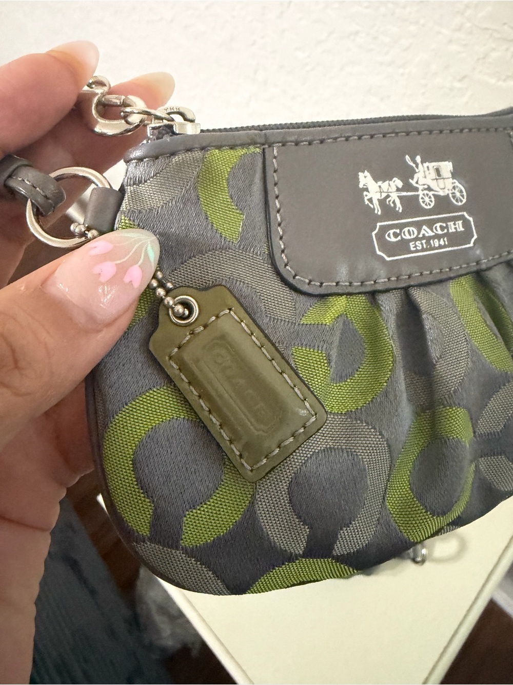 Coach Madison Sabrina Pop Op Art Satchel with Wristlet - Picture 10 of 15